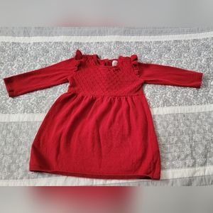 Cute Red Baby Girl Dress